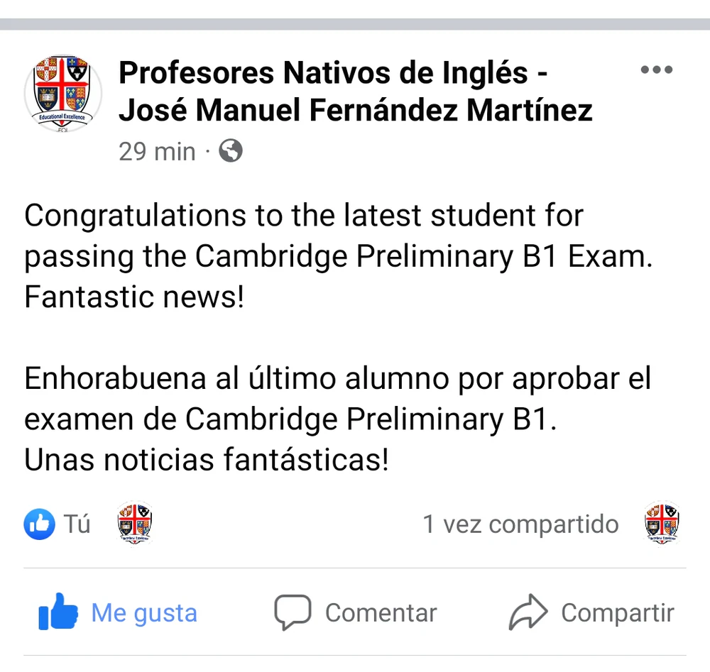 Profesores Nativos de Inglés