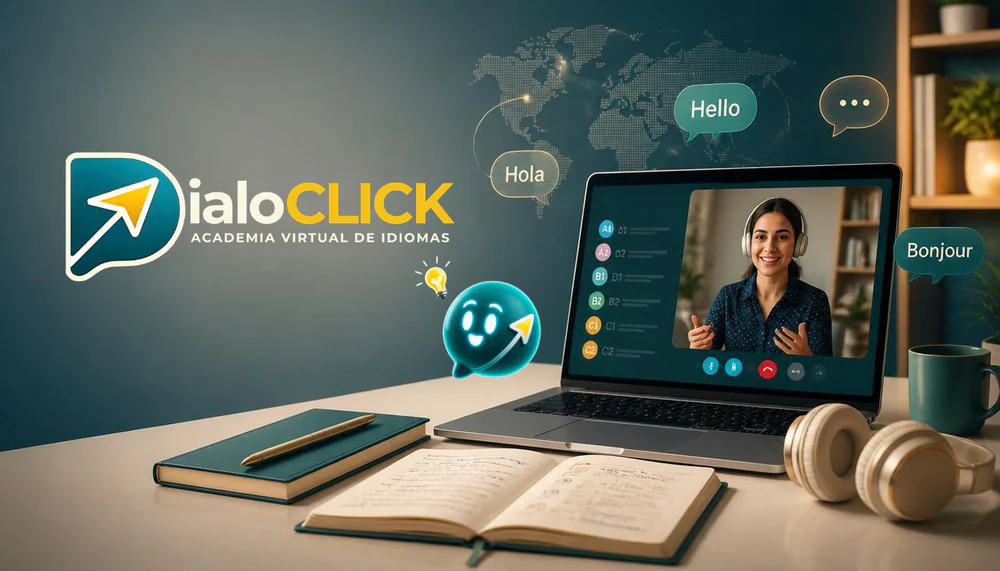 Portada de DialoCLICK - Academia Virtual de Idiomas
