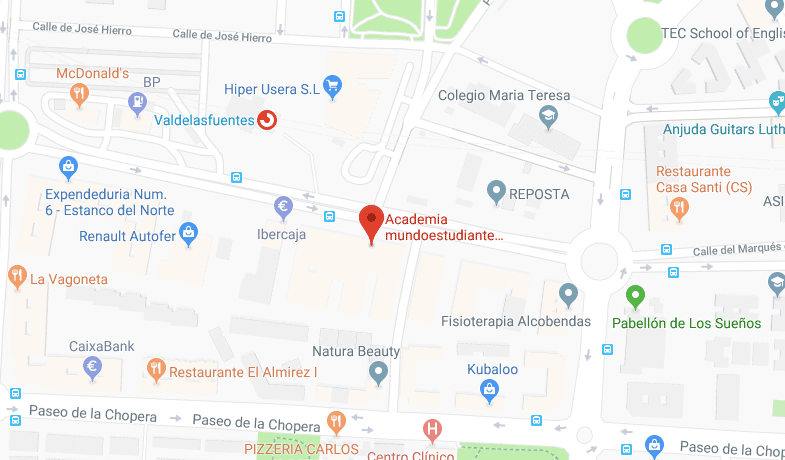 Academia mundoestudiante Alcobendas