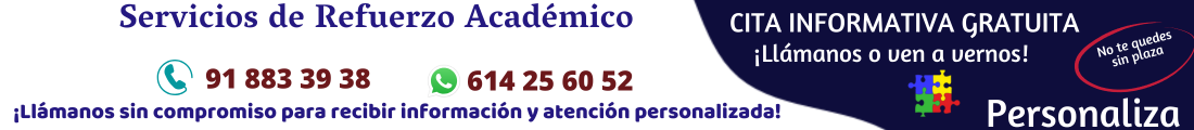 Academia en Getafe - Personaliza