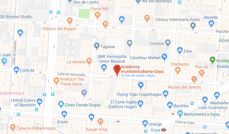Academia mundoestudiante Mirasierra