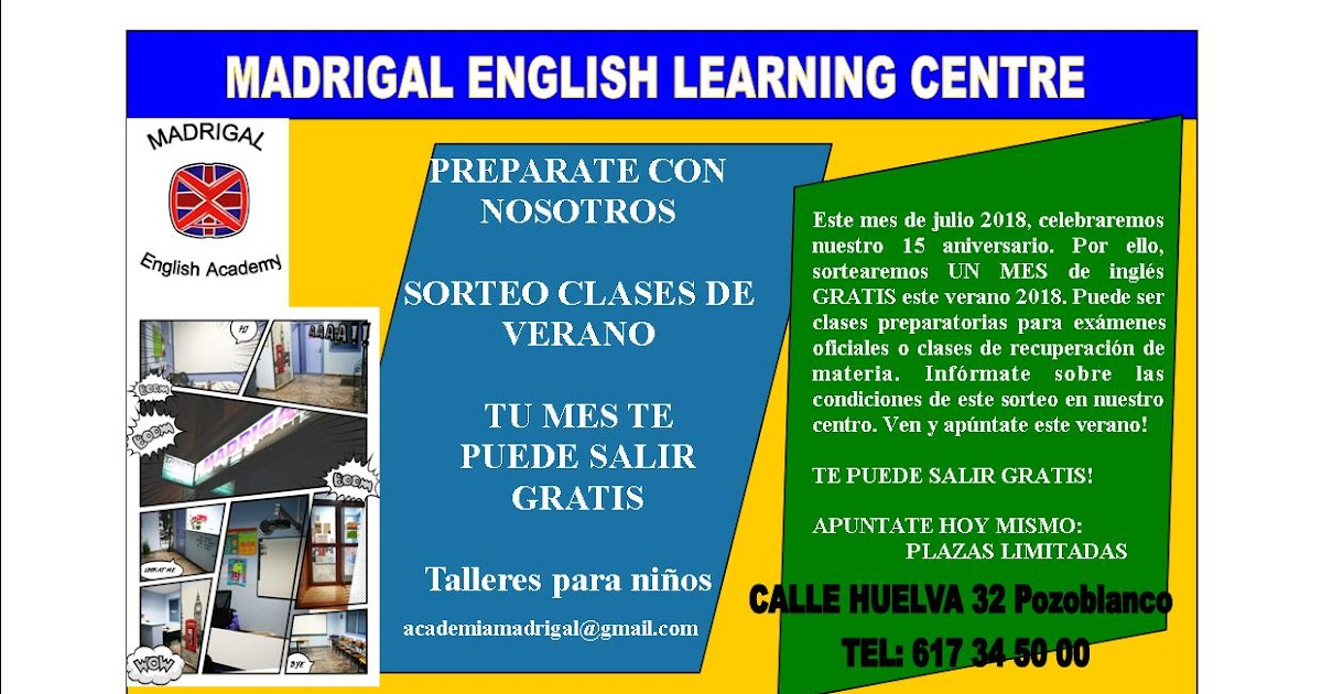 Logo de Academia de Inglés Madrigal Learning Centre