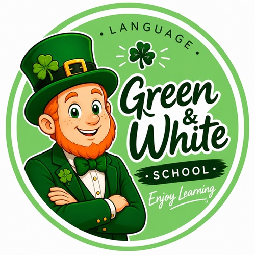 Logo de Green and White