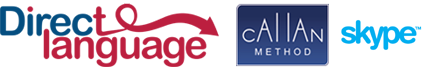 Logo de Direct Language School. CALLAN Method