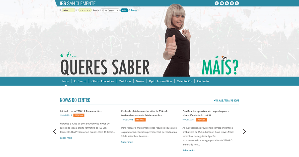 Logo de I.E.S. San Clemente
