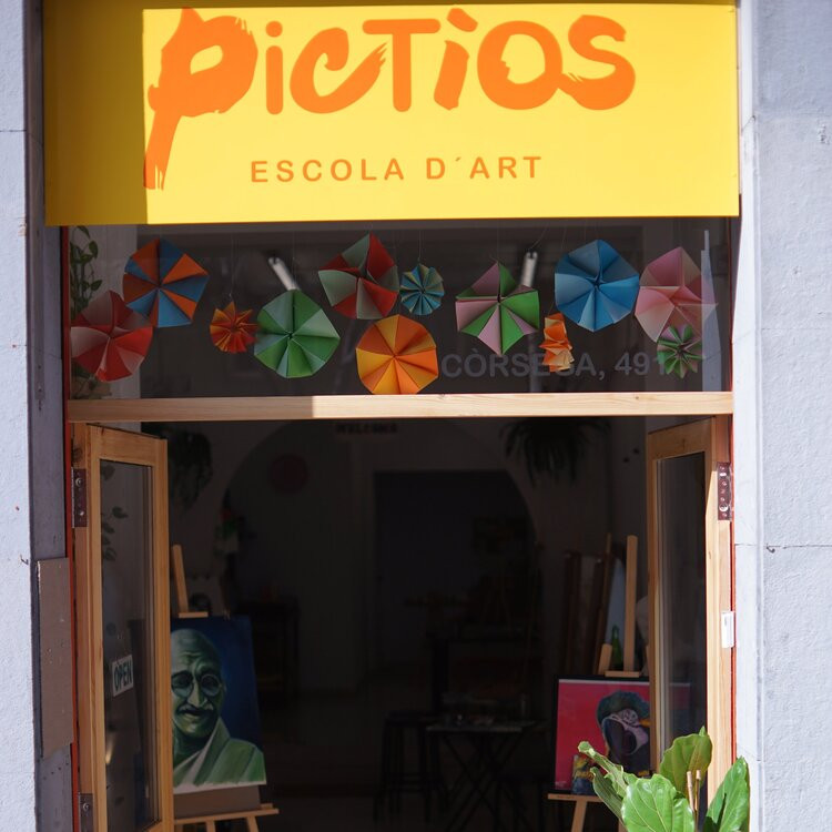 Logo de PICTIOS ESCOLA D´ART Sagrada Familia